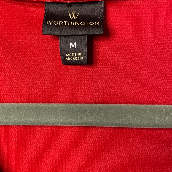 Red Knit Blouse - Picture 4 of 4